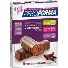 Pesoforma Barra de chocolate con leche 12Pcs
