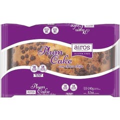 Airos Plum Cake con Chips Chocolate Sin Gluten 240g