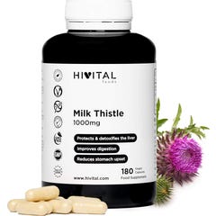 Hivital Foods Marian Thistle 1000 mg 180 tappi vegani (6 mesi)