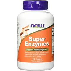 Now Super Enzymas 90 Tabletas