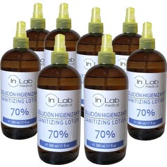 Inlab Medical® solución higienizante 500 ml (8 uds.)