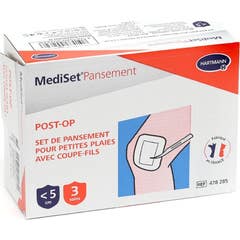 Mediset Pinze per Medicazioni Post-Operatorie Piccole 3 Unità