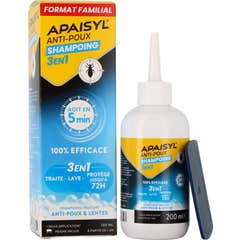 Apaisyl Champú Antipiojos 3 En 1 200 ml