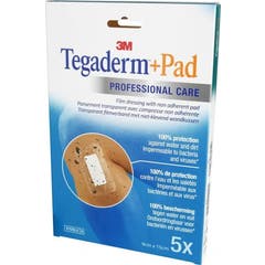 Tegaderm + Pad Apósitos Transparentes Esteriles 9x15cm 5uds