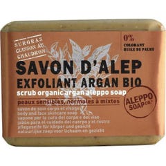 Sapone di Aleppo Sav D'Alep Exfol Argan Bio 100G
