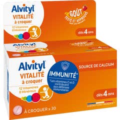 Alvityl Vitalité 30 comprimés à croquer