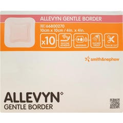 Allevyn Gentle Border 10x10cm 10uds