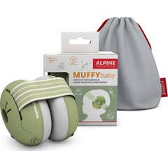 Alpine Muffy Baby Cascos Cancelación Ruido Green 1 ud