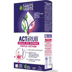 Sante Verte Actirub Dolor de Garganta Triple Acción 20comp