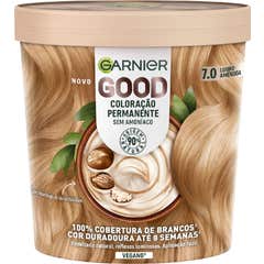 Garnier Good Coloração Permanente 7.0 Louro Amêndoa 550ml