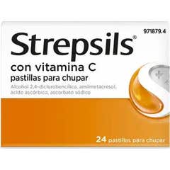 Strepsils Vitamina C 100mg 24 pastillas