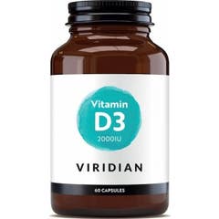 Viridian Vitamin D3 2000 IU 60caps