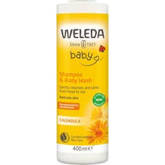 Weleda Baby 2 en 1 Champú y Gel de Ducha Caléndula 400 ml