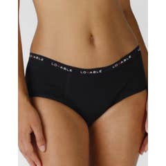 Lovable Culotte Flujo Medio Negro T-XL 1 ud