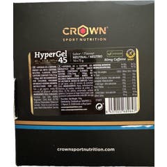 Crown Sport Nutrition HyperGel 45 Neutro Con Cafeína 10x75 g