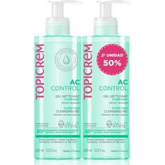 Topicrem Pack Ac Control Duo Gel Purificante 2x400 ml