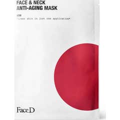 FaceD Maschera Anti Età Viso Collo 1 Unità