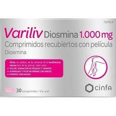 Variliv Diosmina 1000mg  30comp