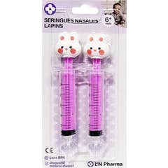 L2N Baby Jeringas Lavado Nasal Rabbit 2uds