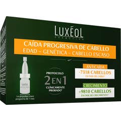 Luxéol Caída Progresiva de Cabello 2 en 1 14x6ml