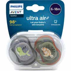 Philips Avent Ultra Air Chupete Scf085/04 6-18M 2uds Philips Avent Ultra Air Chupete Scf085/04 6-18M 2uds