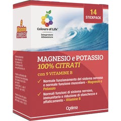 Colours Of Life Magnesio Potassio Vit B Stick 14 Unità