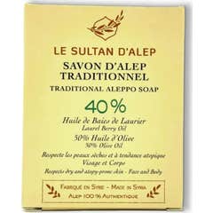 Le Sultan d'Alep Aleppo-Seife 40% 190 g