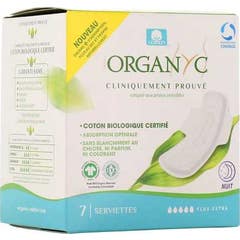 Organyc Apósito Overnight Extra Flow 7uds
