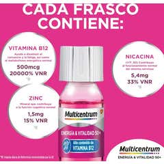 Multicentrum Energía & Vitalidad 50+ Frambuesa 15x7ml