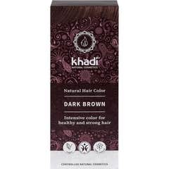 Khadi Tinte Castaño Oscuro 100% Vegetal 100g Khadi Tinte Castaño Oscuro 100% Vegetal 100g