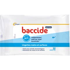 Baccide Toallitas Desinfectantes Manos y Superficies 32uds