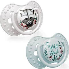 Lovi Siliconen Dynamische Fopspeen Wild Soul Boy 3-6M 2 stuks