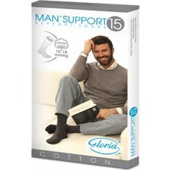 Gloria Med Man 15 Calcetín Talla 2 Antracita 1 Par