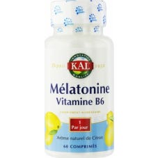 Kal Calidad de la Melatonina Vitamina B6 60 Comprimidos