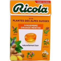 Ricola Caramelo Jengibre Menta Naranja 50 gr