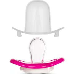 Baboo Glows In The Dark Chupete Simétrico Rosa Sea Life +6M 1ud