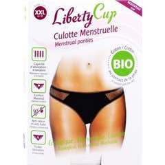 Liberty Cup Mutandine Mestruali Plumetis Cotone Bio XXL 3 Unità