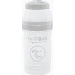 Twistshake Biberon Anticolico 180ml Blanco