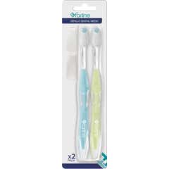 Farline Cepillo Dental Medio Pack 2 uds