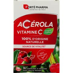 Forté Pharma Acerola Vitamina C Frutos rojos 36comp