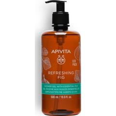Apivita Gel de Baño Refreshing Fig con Aceites Esenciales Ecopack 500 ml