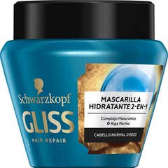 Schwarzkopf Gliss Aqua Revive Mascarilla Hidratante 2 en 1 300ml