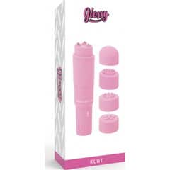 Glossy Pocket Kurt Masajeador Rosa 1 ud