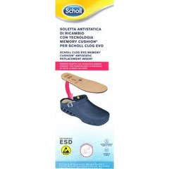 Scholl Clog Evo Soletta A-Static Taglia 40/41 1 Paio