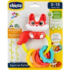 Chicco Red Squirrel Rattle 1 pc
