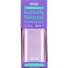 Wild Desodorizante Natural Caixa e Recarga Coco e Baunilha 40g