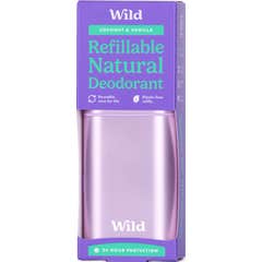 WIld Desodorizante Natural Caixa e Recarga Coco e Baunilha 40g