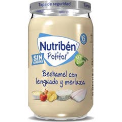 Nutriben Potitos Bechamel con Lenguado y Merluza 235 gr