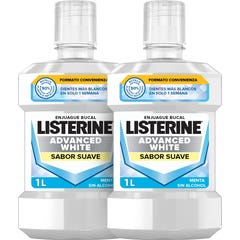 Listerine Advanced White Whitening Mondspoeling 2X1000ml