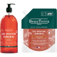 Beauterra Pack Monoi Gel + Navulling Etui 2x1 L